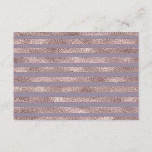 Paarse perzik val bruiloft receptie behuizing Kaar Informatiekaartje (Achterkant)