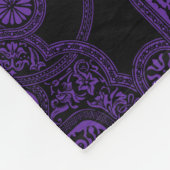 Paarse Perzisch Fleece Deken (Hoek)
