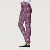 Paarse Perzische Tapijt Leggings (Links)