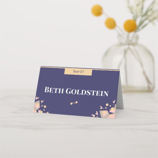 Paarse Pesach Plaatskaartje (Voorkant)