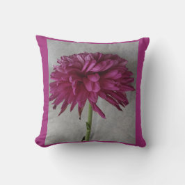 Paarse petaalventilator kussen