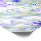 PAARSE PETALED-STROMEN POSTER (Hoek)