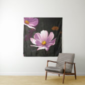 PAARSE PETALED-STROOM WANDKLEED (In situ)