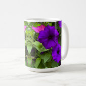 Paarse Petunia - 15 oz. Mok (Voorkant rechts)