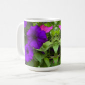 Paarse Petunia - 15 oz. Mok (Voorkant links)