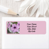 Paarse Petunia Fotografie Etiket (Insitu)