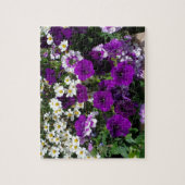 Paarse petunia legpuzzel (Verticaal)