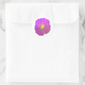 Paarse Petunia Ronde Stickers (Tas)
