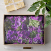 Paarse petunia Vloerweefsel Tissuepapier (Geschenk)