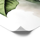 Paarse Petunias Bloemen Art Print Poster (Hoek)