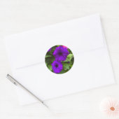 Paarse Petunias - Envelop Stickers (Envelop)