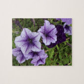 Paarse Petunia's Legpuzzel (Horizontaal)