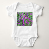 Paarse Petunias Shirten Romper (Voorkant)