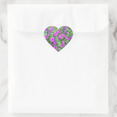 Paarse Petunias Stickers - Set van 20 (Tas)