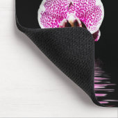 Paarse Phalaenopsis Orchideeën Reflecties Muismat (Hoek)