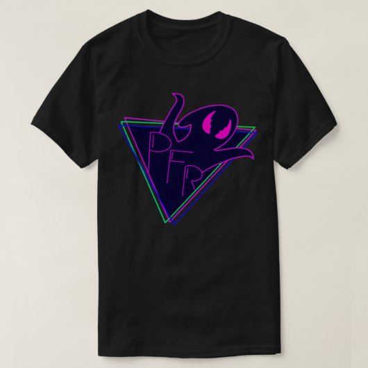 Paarse Phantom Logo T-shirt (Design voorkant)