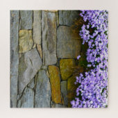 Paarse Phlox en Rocks Legpuzzel (Horizontaal)