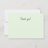 Paarse Phlox Floral Hartelijk dank Bedankkaart (Achterkant)