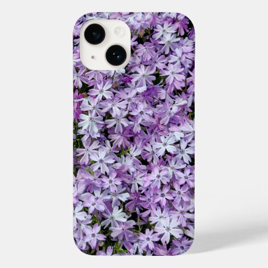 Paarse Phlox Flowers Case-Mate iPhone Case (Achterkant)