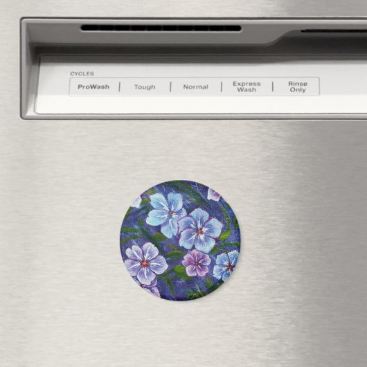 Paarse Phlox magneet (Insitu (Vaatwasser))