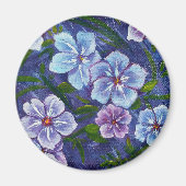 Paarse Phlox magneet (Voorkant)