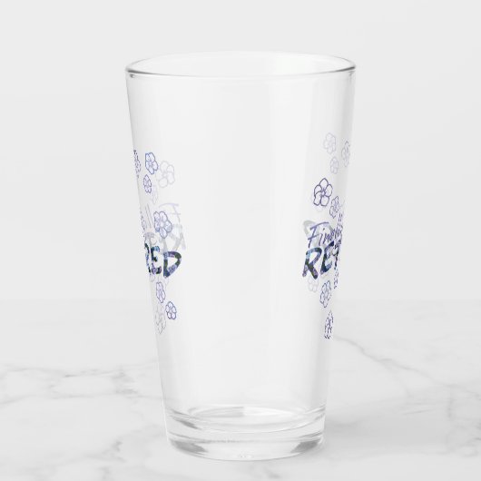 Paarse Phlox Pensioenglas Glas (Rechts)