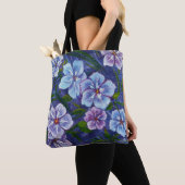 Paarse Phlox-Tas Tote Bag (Dichtbij)