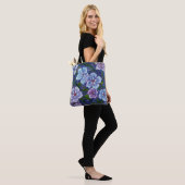 Paarse Phlox-Tas Tote Bag (Op model)