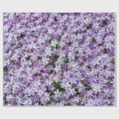 Paarse Phlox-tuin Cadeaupapier (Vlak)