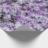 Paarse Phlox-tuin Cadeaupapier (Hoek)