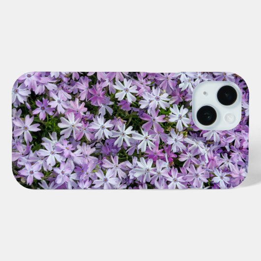 Paarse Phlox-tuin Case-Mate iPhone Case (Achterkant (horizontaal))