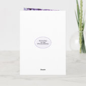 Paarse Phlox voor 83ste verjaardag Kaart (Achterkant)