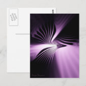 Paarse Phoenix Briefkaart (Voorkant / Achterkant)