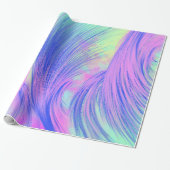 Paarse Phoenix Cadeaupapier (Uitgerold)
