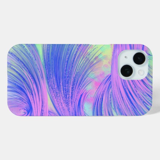 Paarse Phoenix Case-Mate iPhone Case (Achterkant (horizontaal))