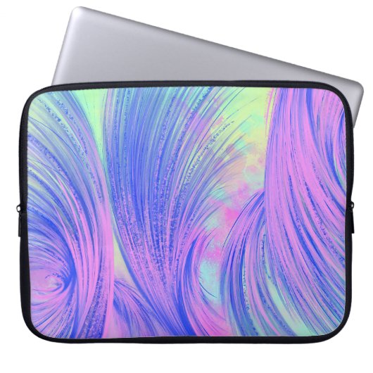 Paarse Phoenix Laptop Sleeve (Voorkant)