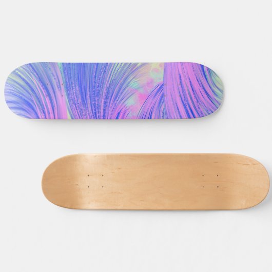 Paarse Phoenix Persoonlijk Skateboard (Horizontaal)
