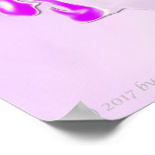 Paarse Phoenix Rumi Quote Poster (Hoek)