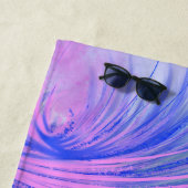 Paarse Phoenix Strandlaken (In situ)