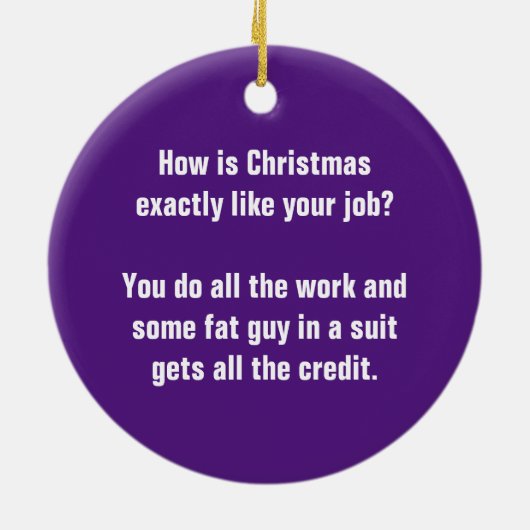 Paarse pickleball met aangepast bericht op de acht keramisch ornament (Achterkant)