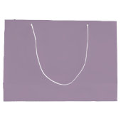 Paarse pig en lavender Field Gift Bag Groot Cadeauzakje (Achterkant)