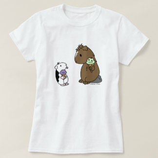 Paarse Piggy Ice Cream T-shirt