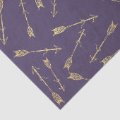 Paarse pijlen (ontwerp 7 van de Paarse serie) Tissuepapier (Detail)