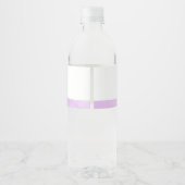 Paarse pinda's Baptisme Water Fleslabels Waterfles Etiket (Achterkant)