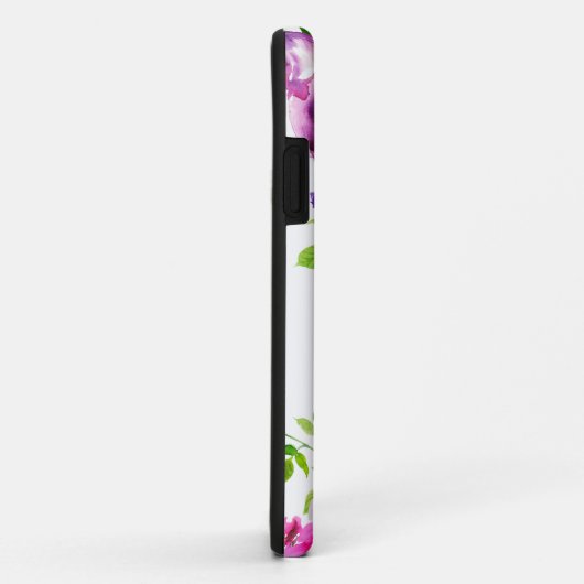 Paarse pinda's bloemen Case-Mate iPhone case (Achterkant/rechts)