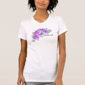 Paarse pinda's Bridesmaid T-Shirt (Voorkant)