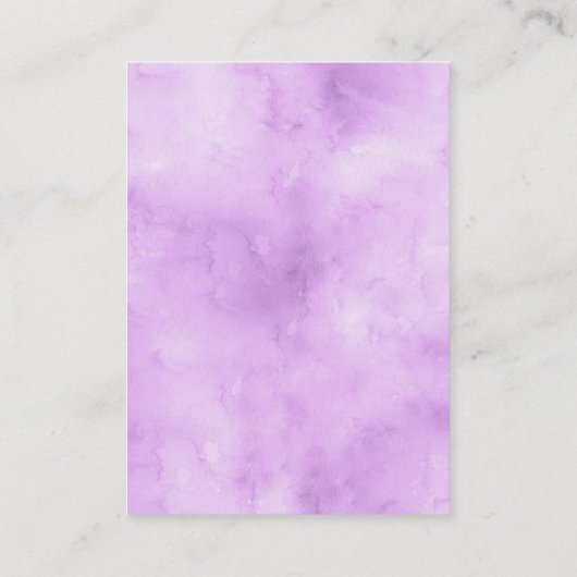 Paarse pinda's luierplaatjes voor rotatiepersen informatiekaartje (Achterkant)