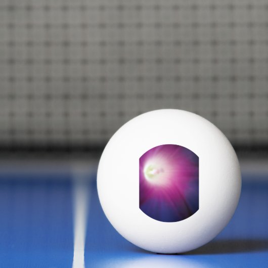 Paarse Ping Pong Ball (Net)