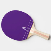 Paarse Pingpongbat met Monogram Tafeltennisbatje (Zijkant)