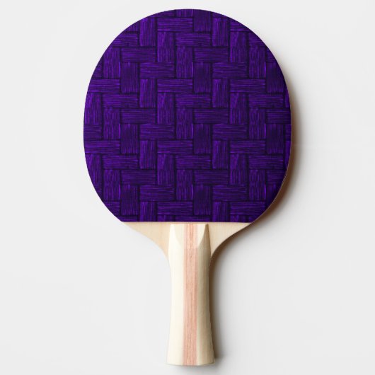Paarse pingpongpeddel tafeltennisbatje (Achterkant)